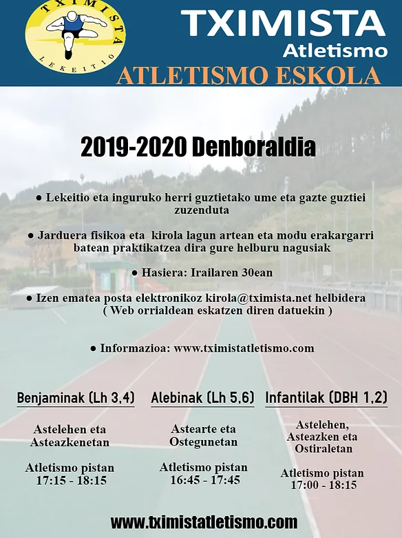 Atletismo Eskola Kartela